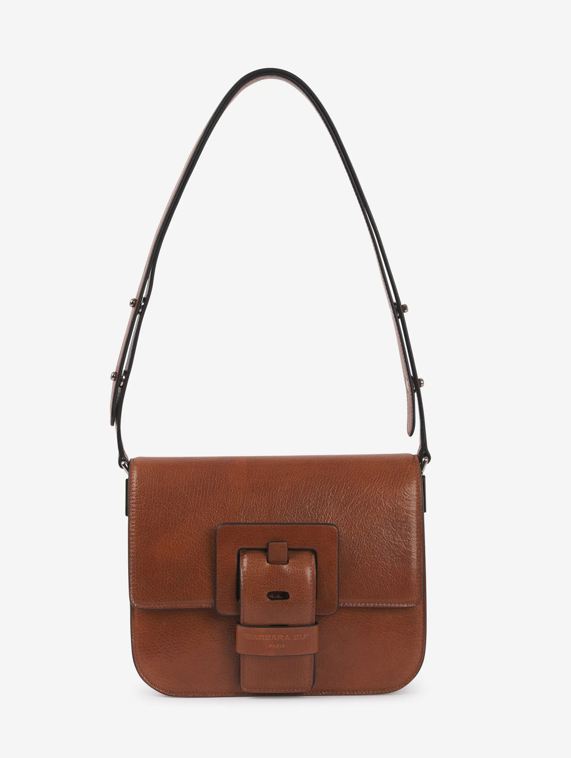 Caramel leather Touch Me bag
