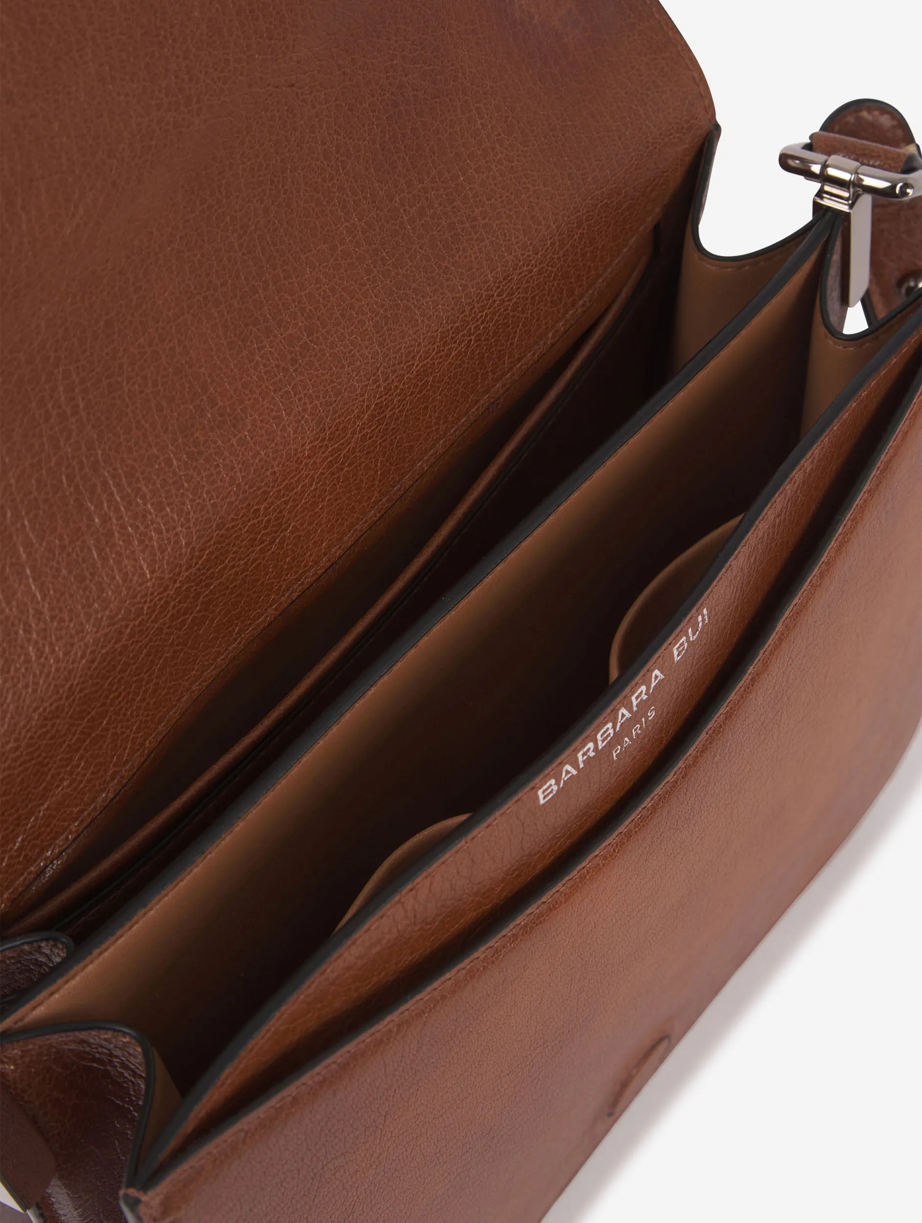 Caramel leather Touch Me bag