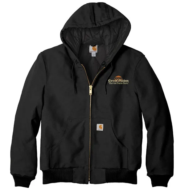 Carhartt ® Quilted-Flannel-Lined Duck Active Jac