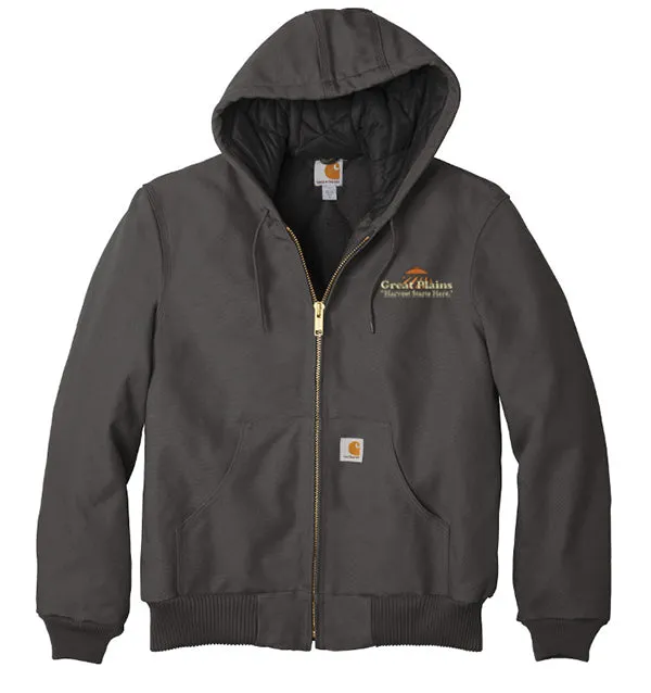 Carhartt ® Quilted-Flannel-Lined Duck Active Jac