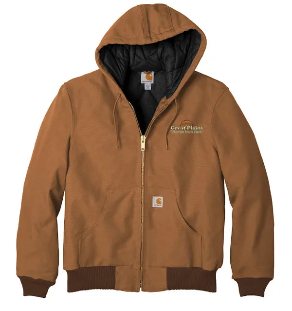 Carhartt ® Quilted-Flannel-Lined Duck Active Jac