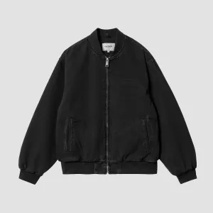 Carhartt WIP Paxon Bomber Black/Black Stone Washed
