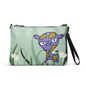 Carnivorous Cow Crossbody Purse