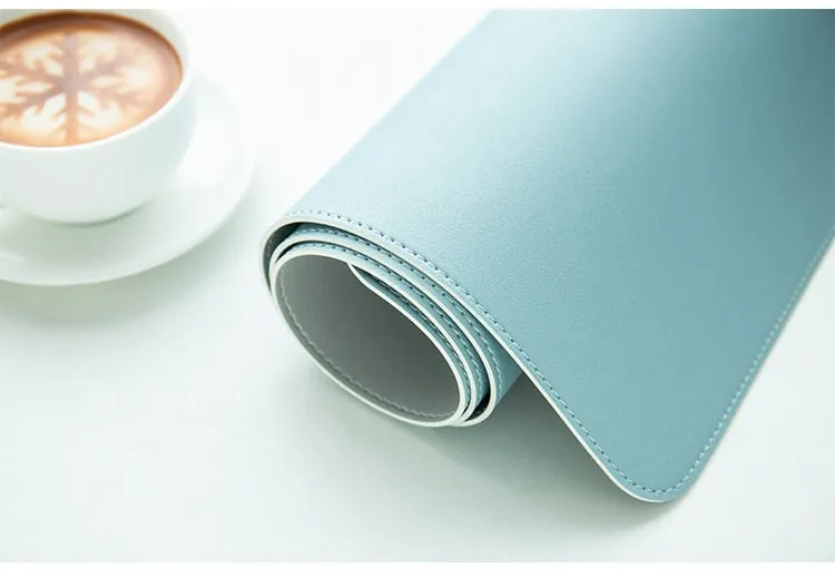 CarpetnRug Large Computer Mouse Pad Gaming MousePad Waterproof PU Leather Mouse Mat Gamer XXL Mause Carpet PC Desk Mat keyboard pad