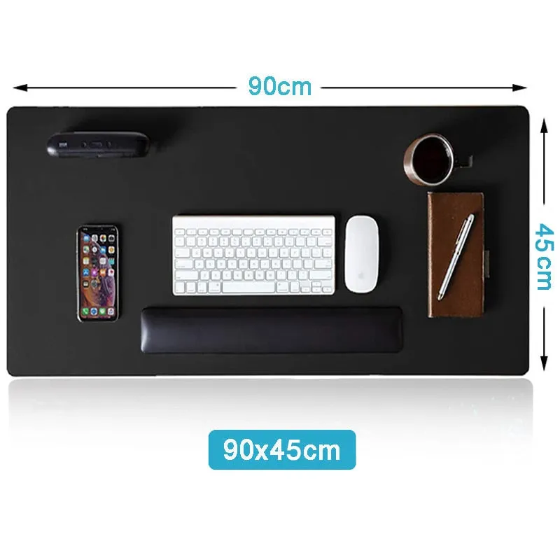 CarpetnRug Large Computer Mouse Pad Gaming MousePad Waterproof PU Leather Mouse Mat Gamer XXL Mause Carpet PC Desk Mat keyboard pad