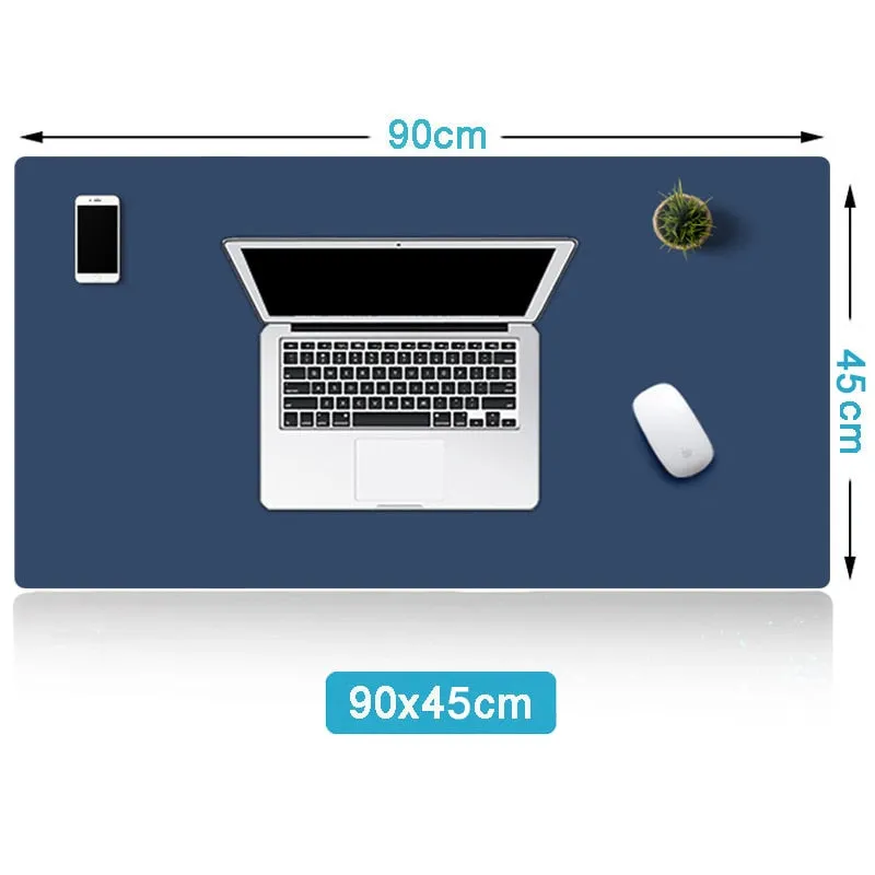CarpetnRug Large Computer Mouse Pad Gaming MousePad Waterproof PU Leather Mouse Mat Gamer XXL Mause Carpet PC Desk Mat keyboard pad