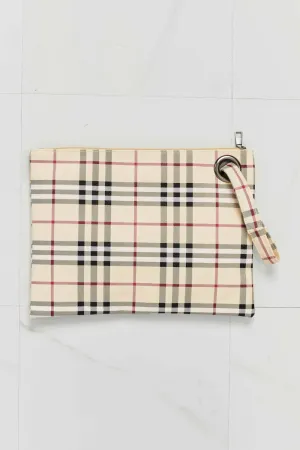 Carry Your Love Plaid Wristlet
