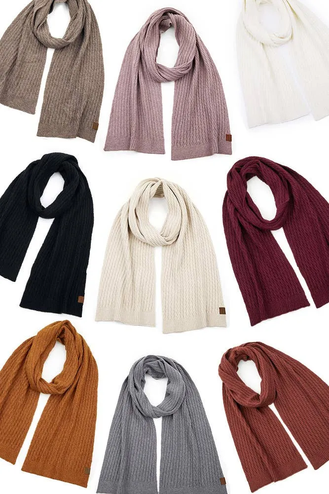 C.C Honey Comb Pattern Scarf