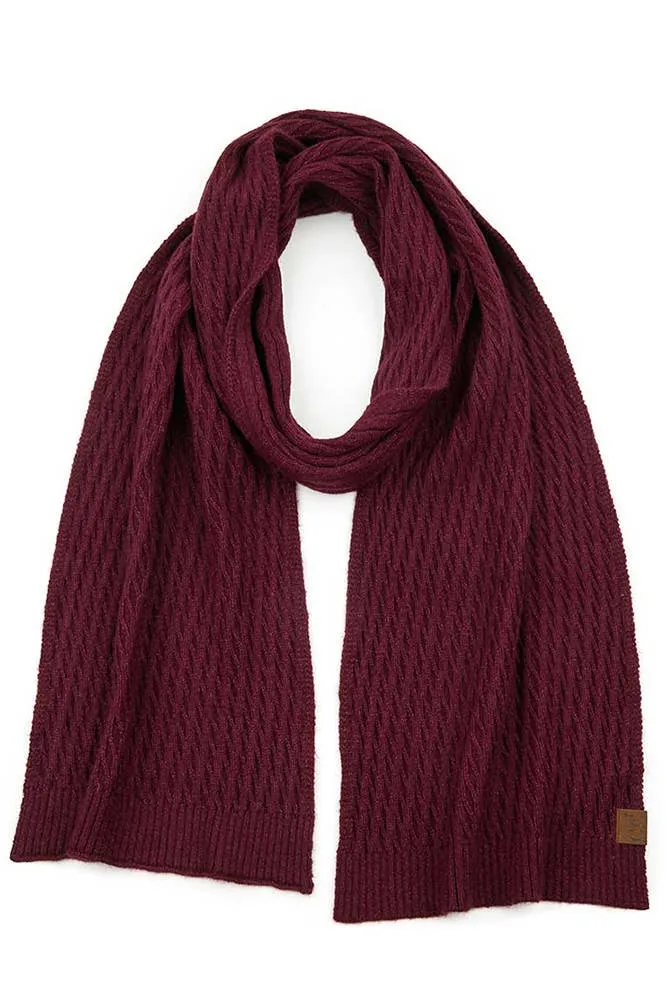 C.C Honey Comb Pattern Scarf