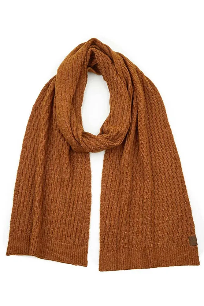 C.C Honey Comb Pattern Scarf