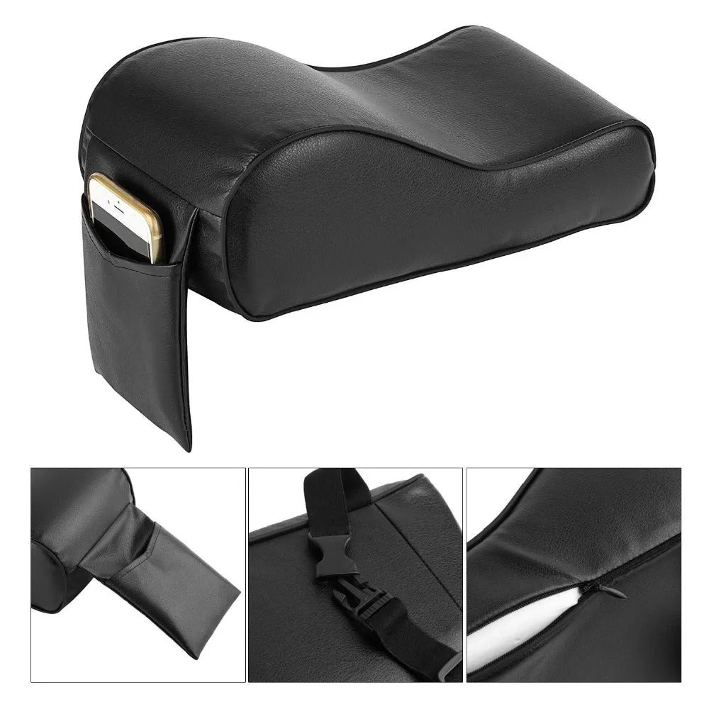 Center Console PU Leather Car Armrest Cushion - Black,Brown,Beige