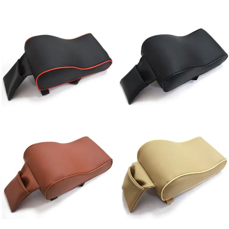 Center Console PU Leather Car Armrest Cushion - Black,Brown,Beige