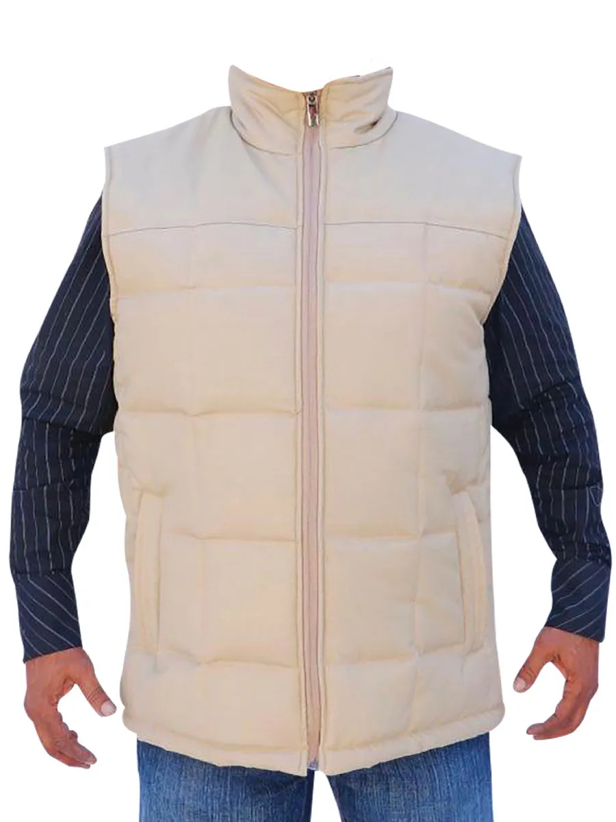 Chaleco Acolchado Ultraligero Calidad AAA Beige para Hombre 'El General' - ID: 43343