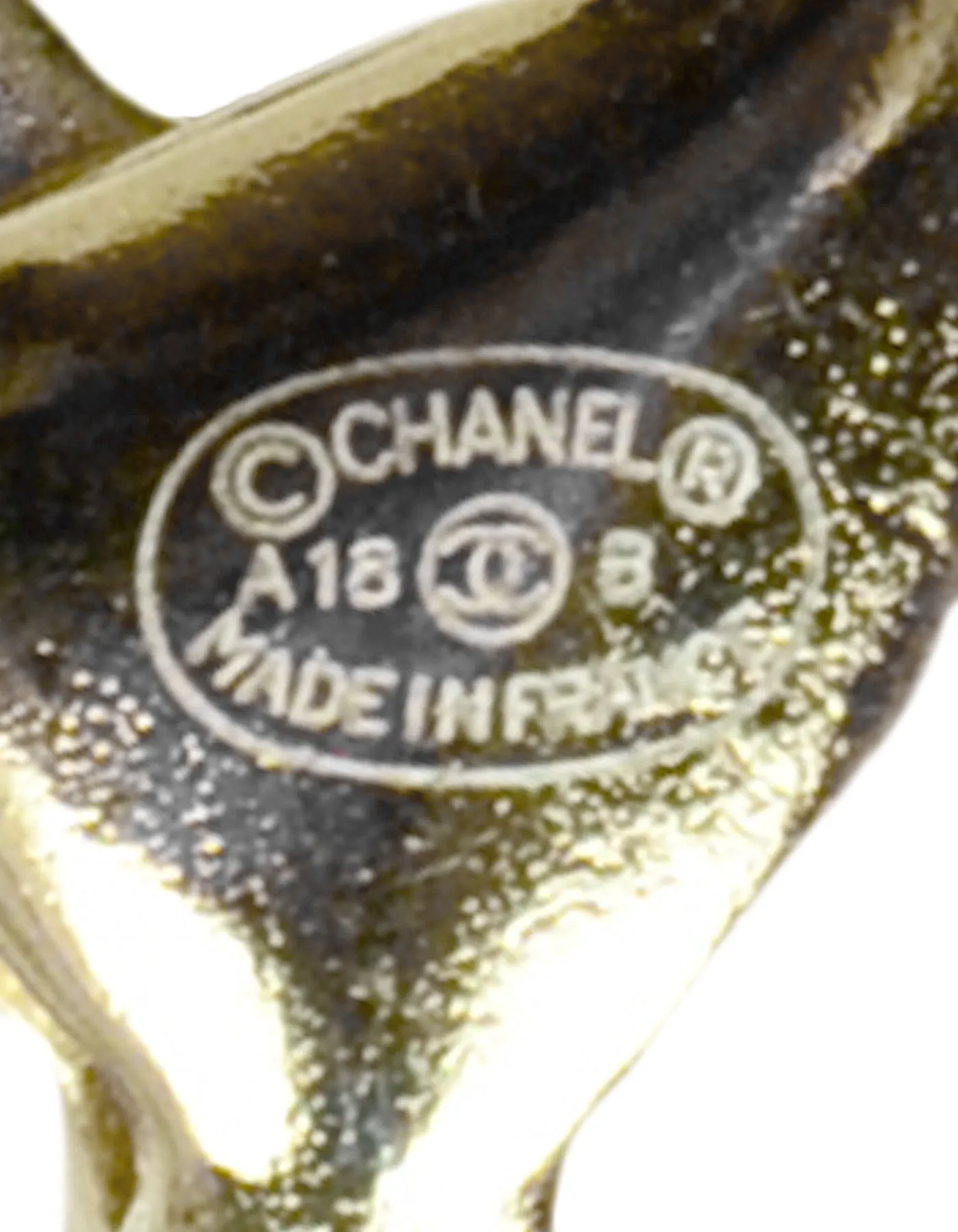 Chanel 2018 Goldtone Multistrand Faul Pearl CC Y Necklace