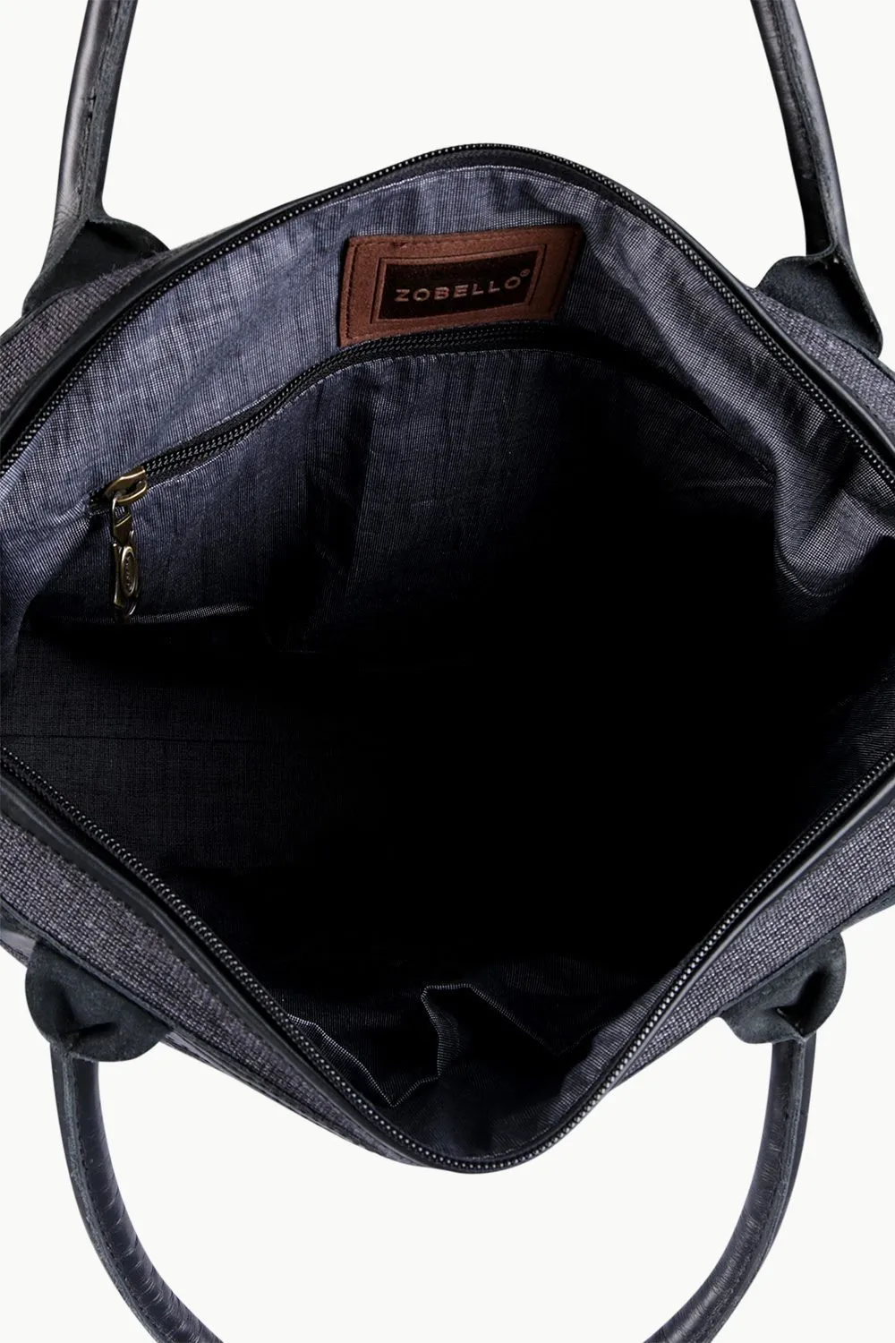 Charcoal Twill Urban Tote Bag