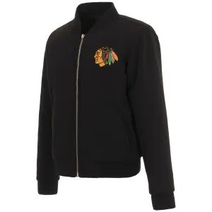 Chicago Blackhawks Ladies Reversible Fleece Jacket
