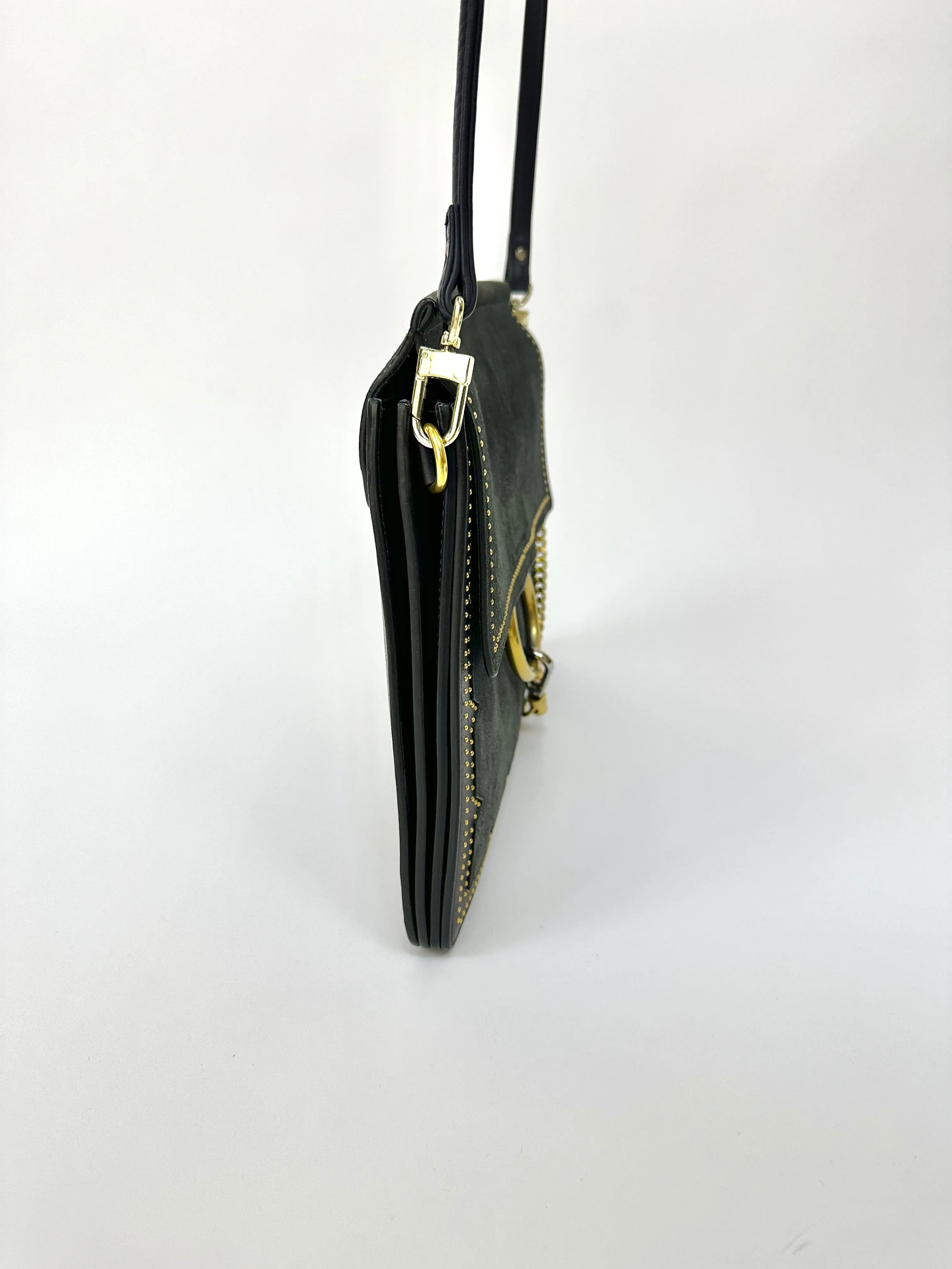 Chloé Faye Suede Studded Shoulder Bag*