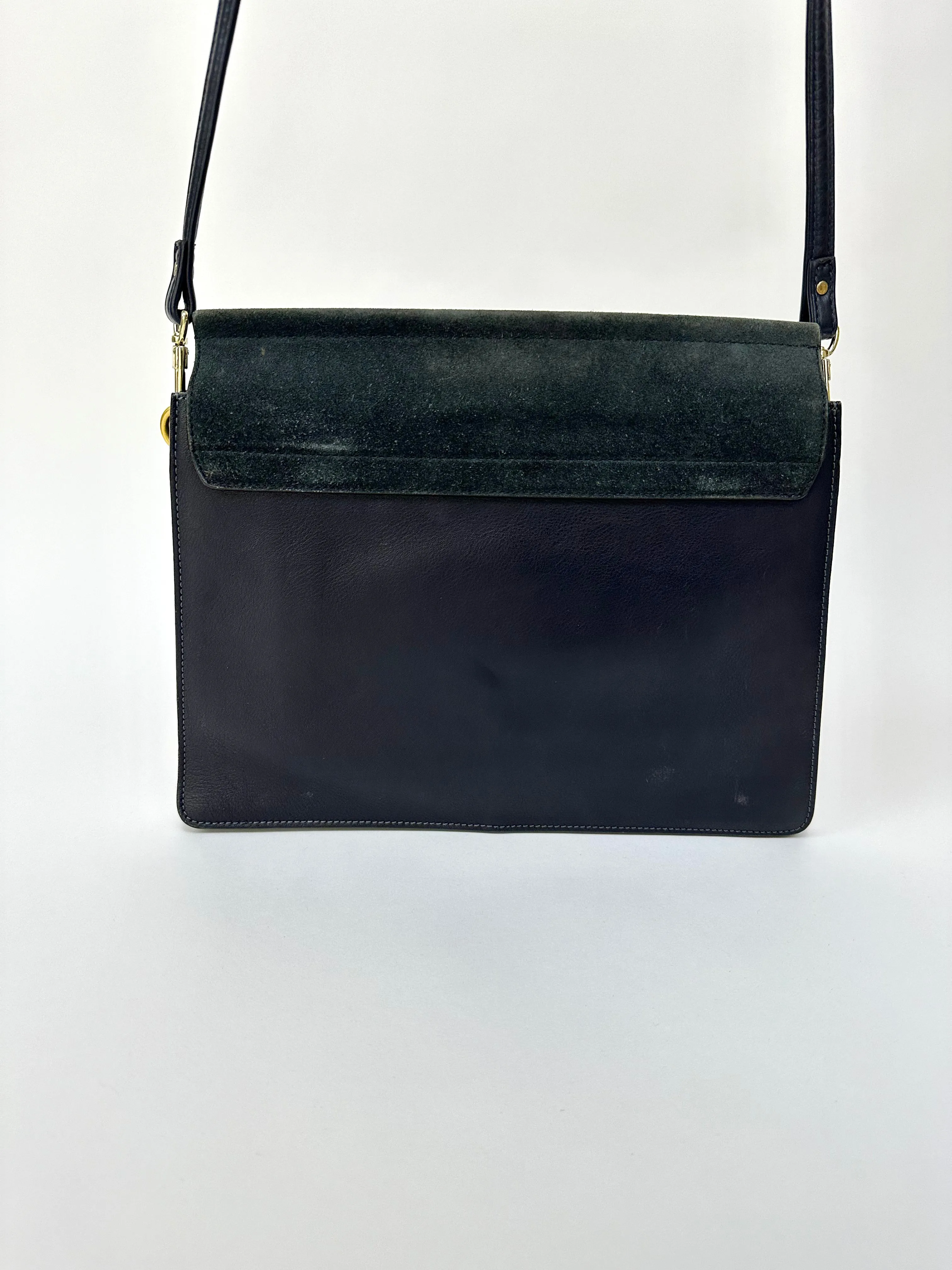 Chloé Faye Suede Studded Shoulder Bag*
