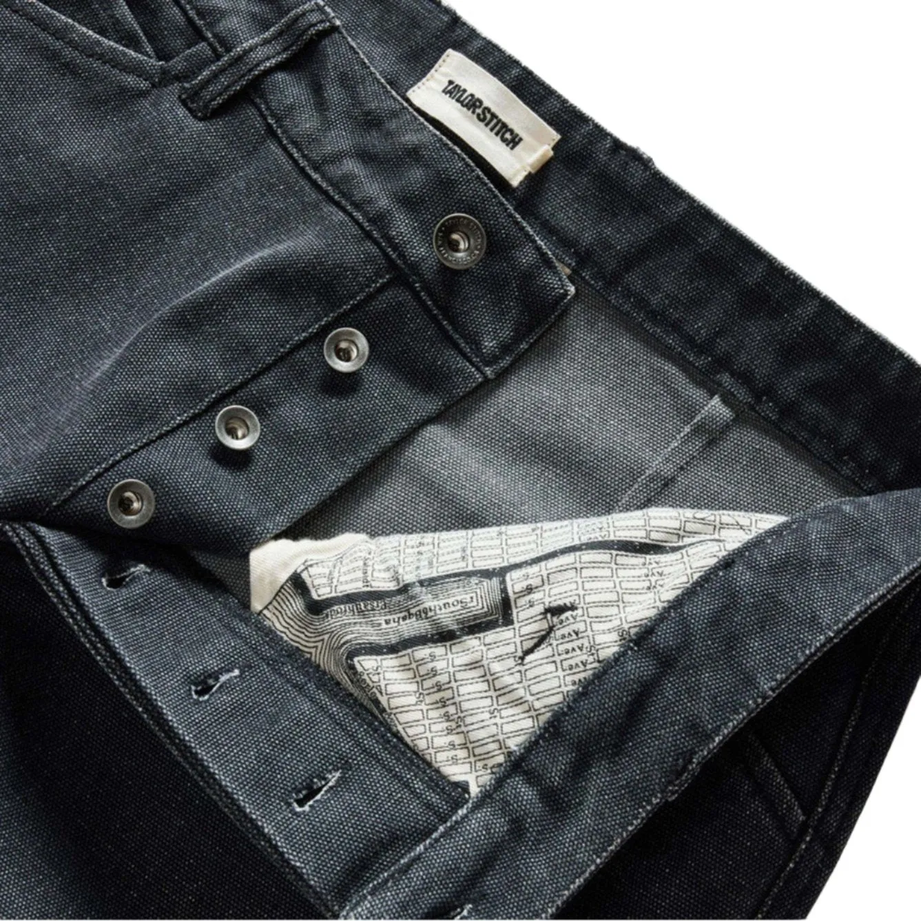 Chore Pant | Coal Chipped Canvas