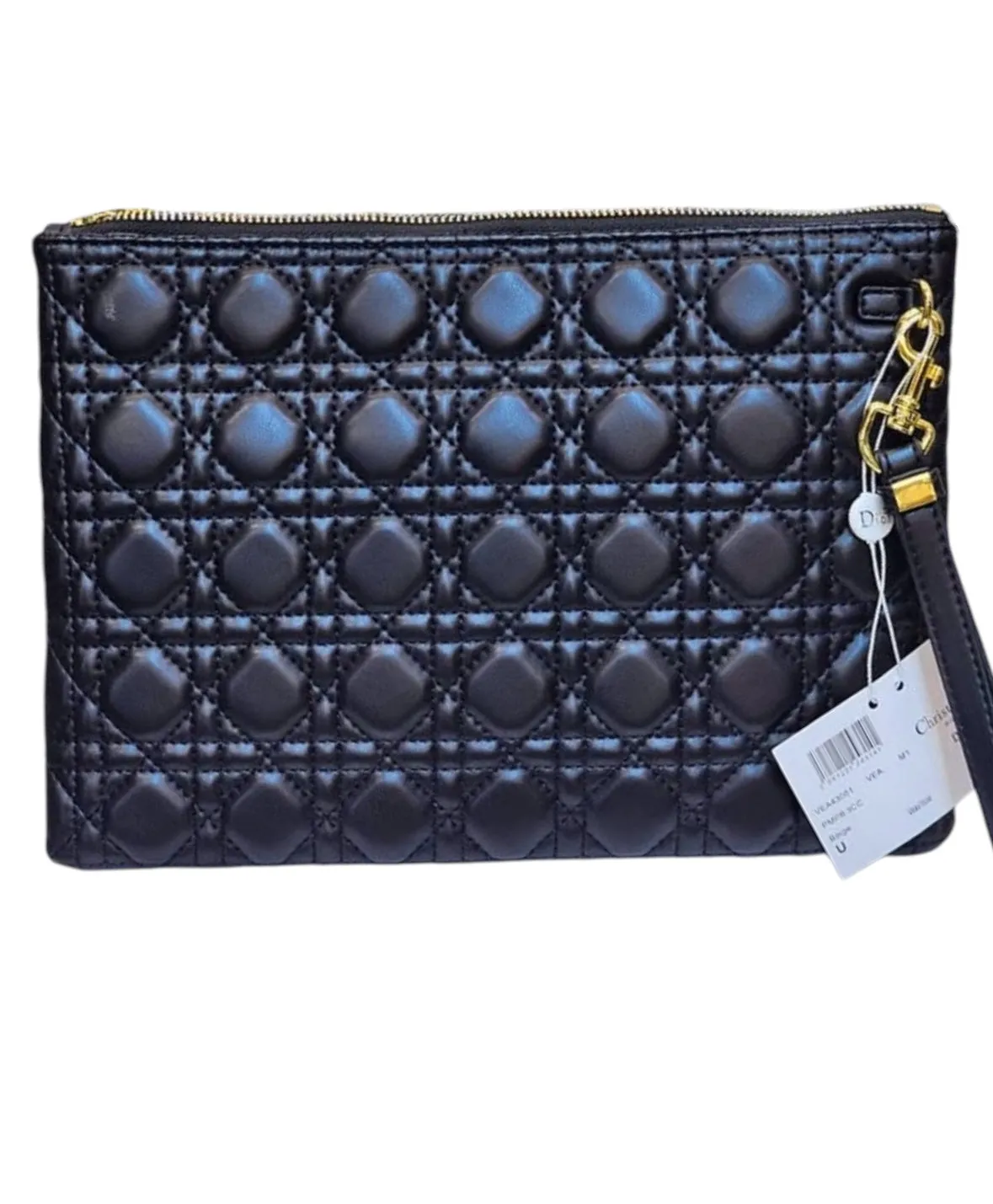 Christian Dior Black Quilted Leather Pouch – Timeless Luxury
