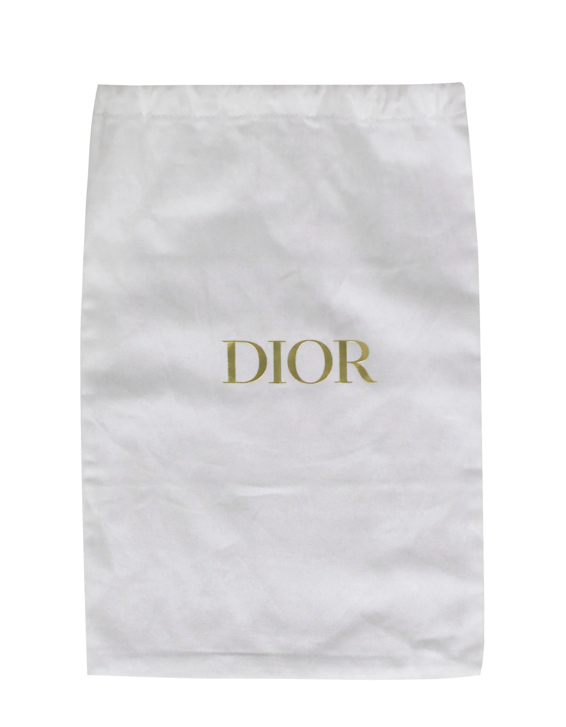 Christian Dior Yellow Grained Leather Mini Saddle Bag