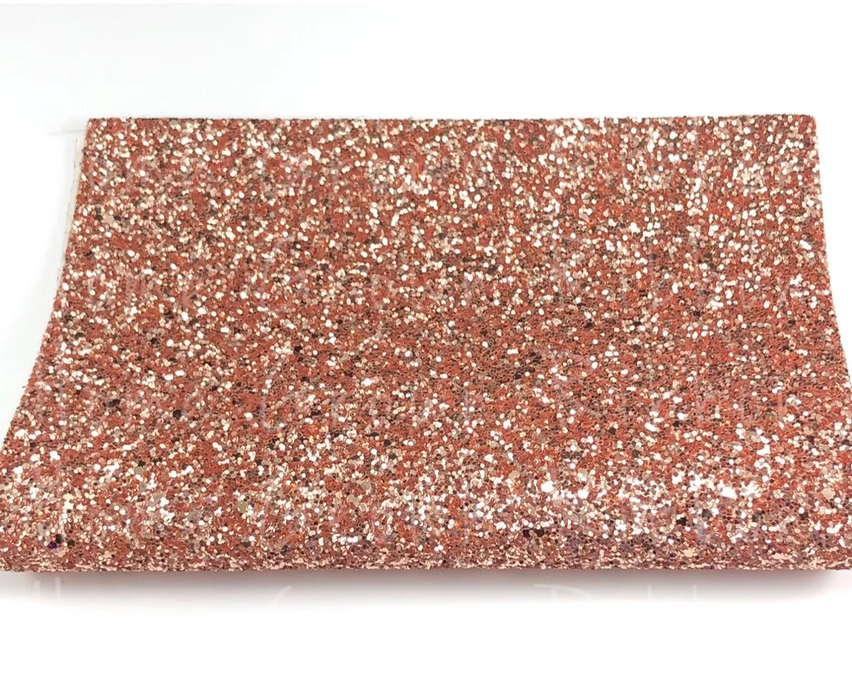 Chunky Glitter Sheet - Rose Gold