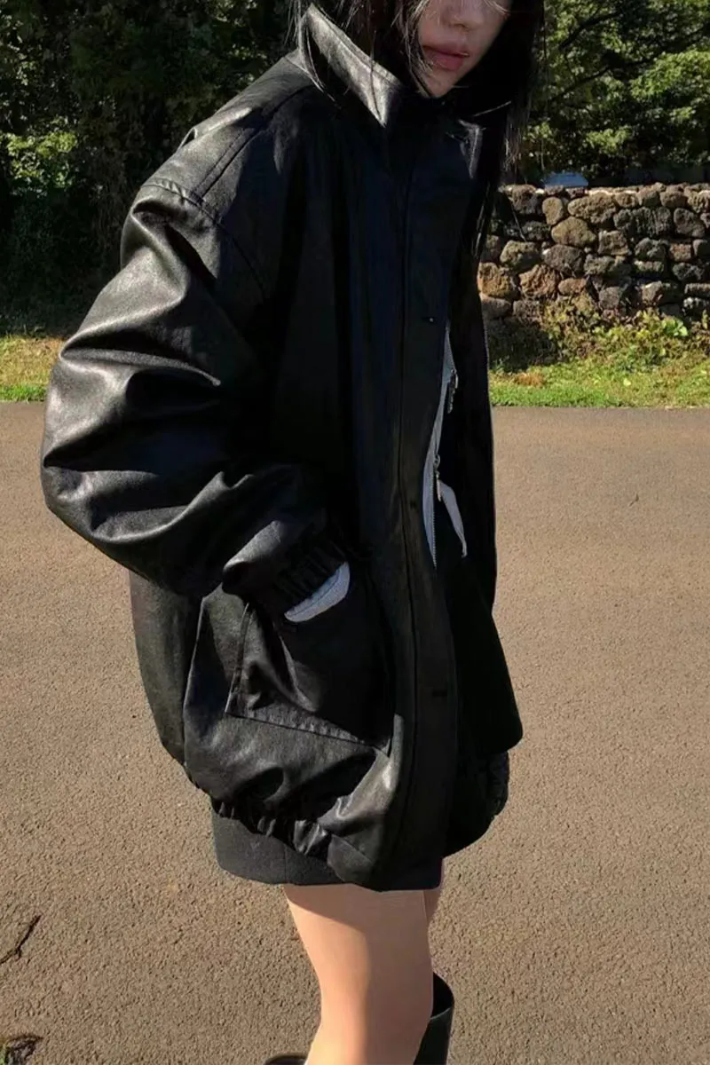 CI0434 Premium Vegan Leather Jacket