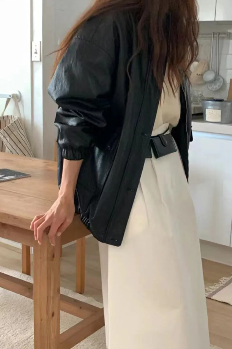 CI0434 Premium Vegan Leather Jacket