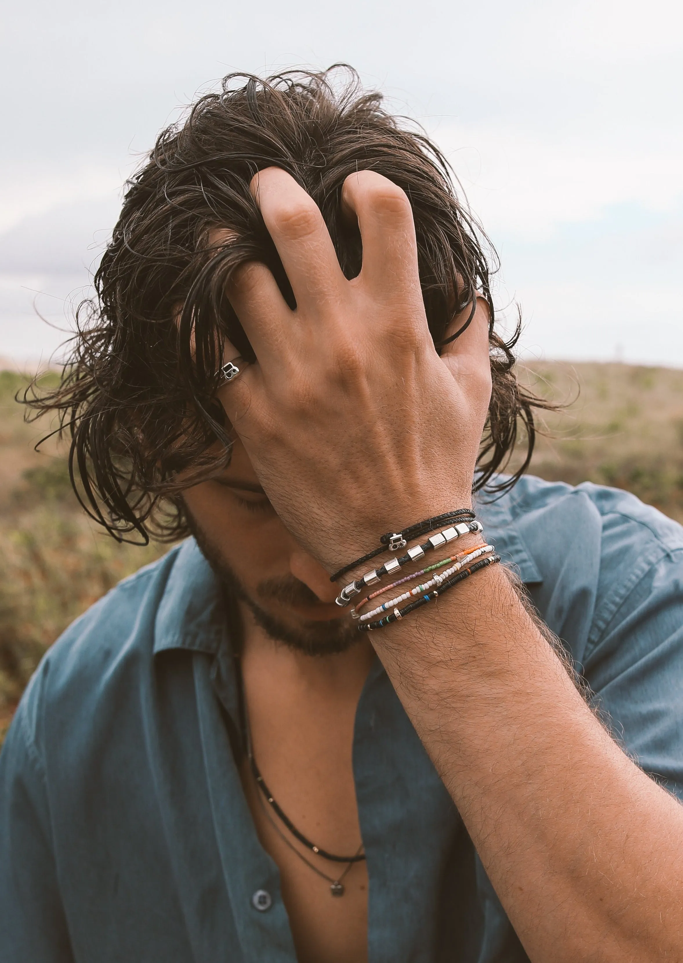 Classic Beach Bracelet in Rainbow