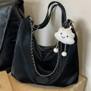 Cloud Charm Chain Strap Shoulder Bag