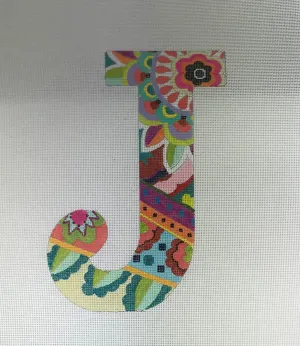 Colors of Praise Letter J