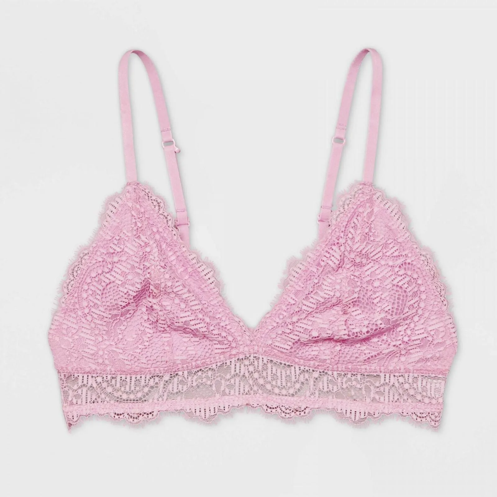 Colsie Women's Lace Triangle Bralette P4617