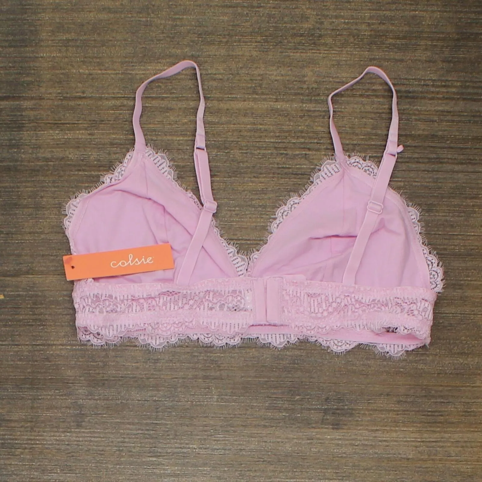 Colsie Women's Lace Triangle Bralette P4617