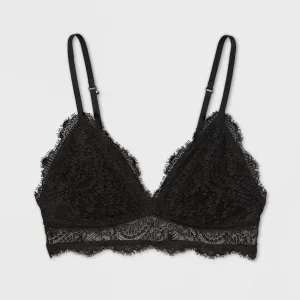Colsie Women's Lace Triangle Bralette P4617