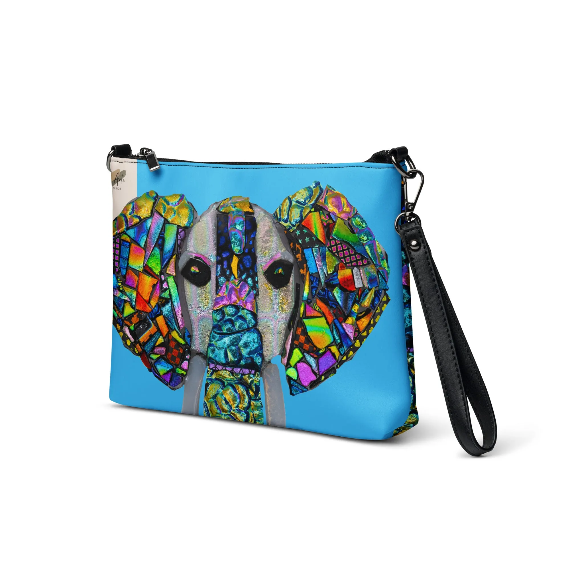 Crossbody bag dichroic elephant