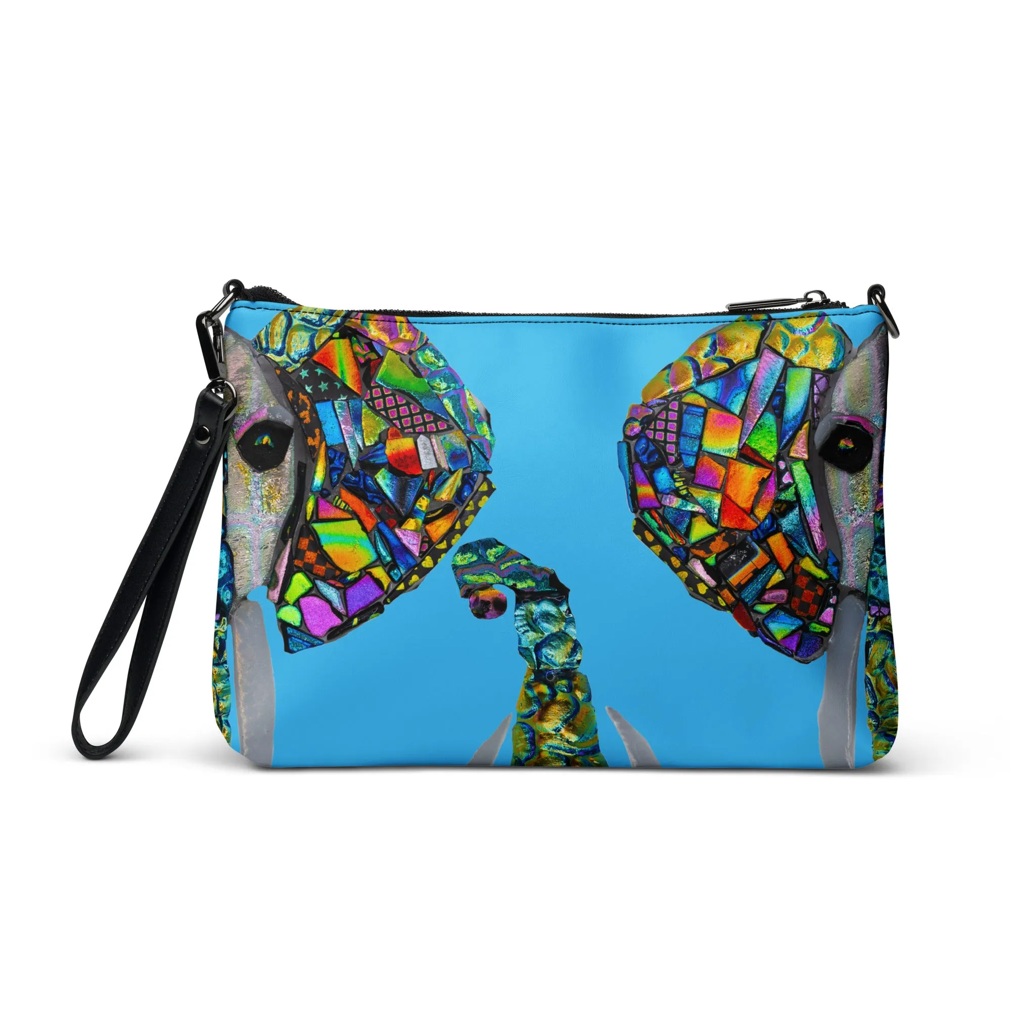 Crossbody bag dichroic elephant