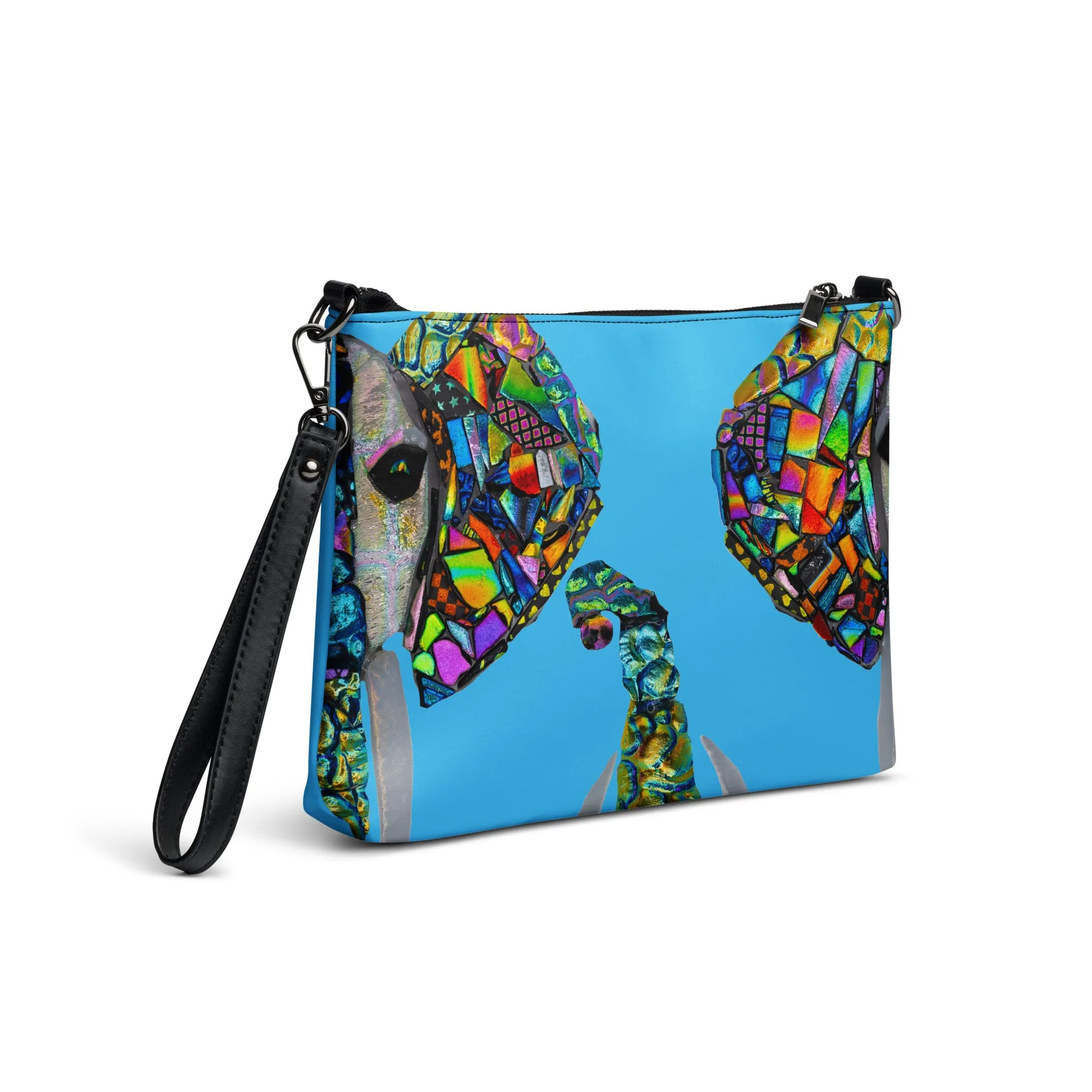 Crossbody bag dichroic elephant