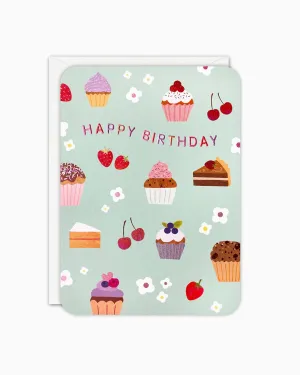 Cupcake Birthday Card