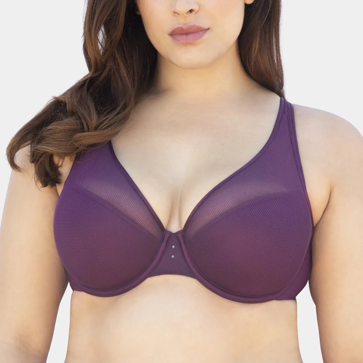 Curvy Couture - High Apex Diamond Net Bra