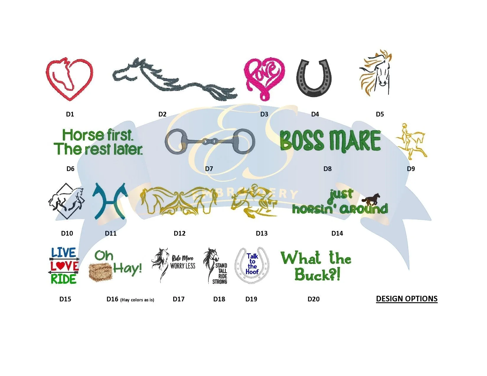 Customized Saddle Pads