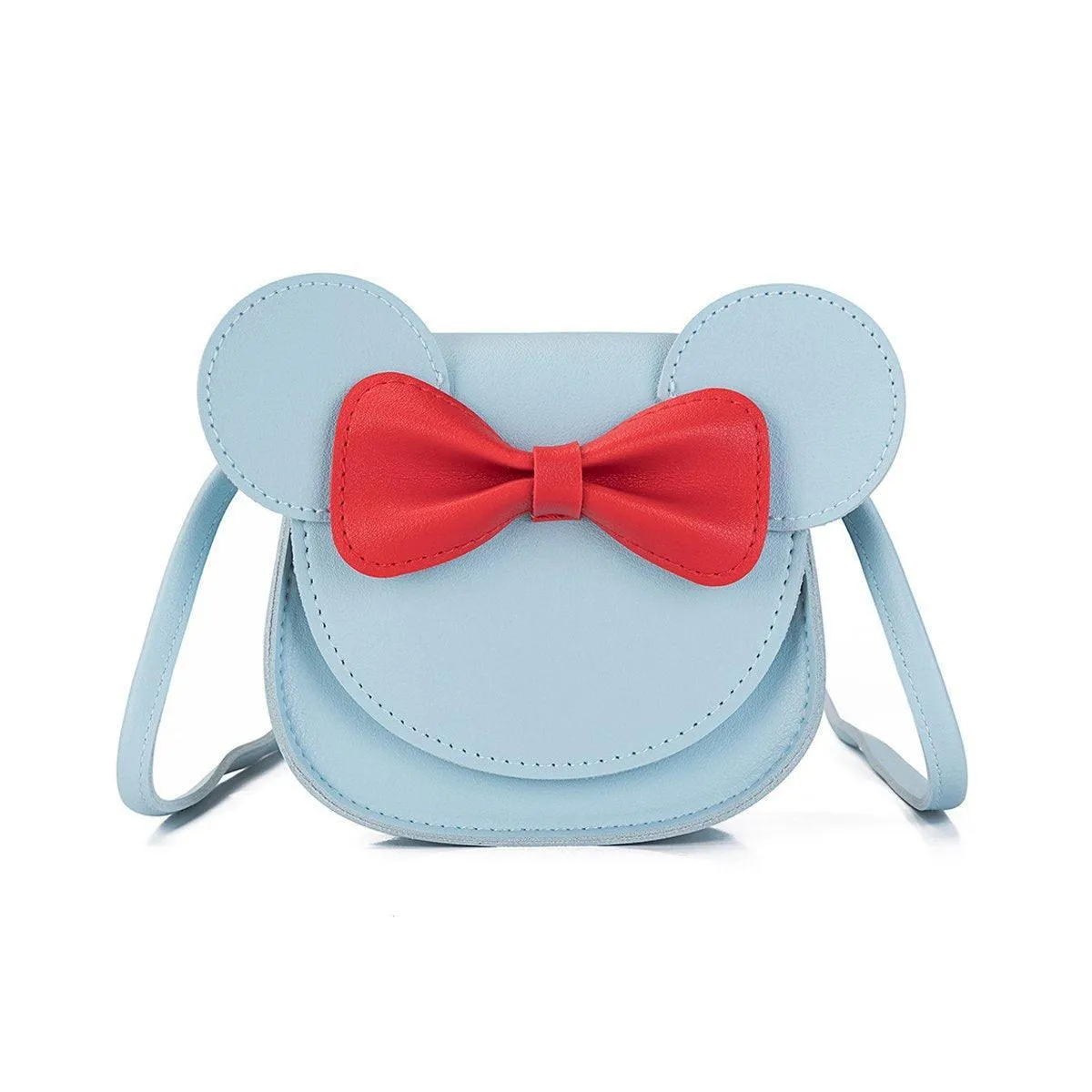Cute Bowknot Crossbody Bag Fashionable Girls Shoulder Bag Slanting Mini Handbag