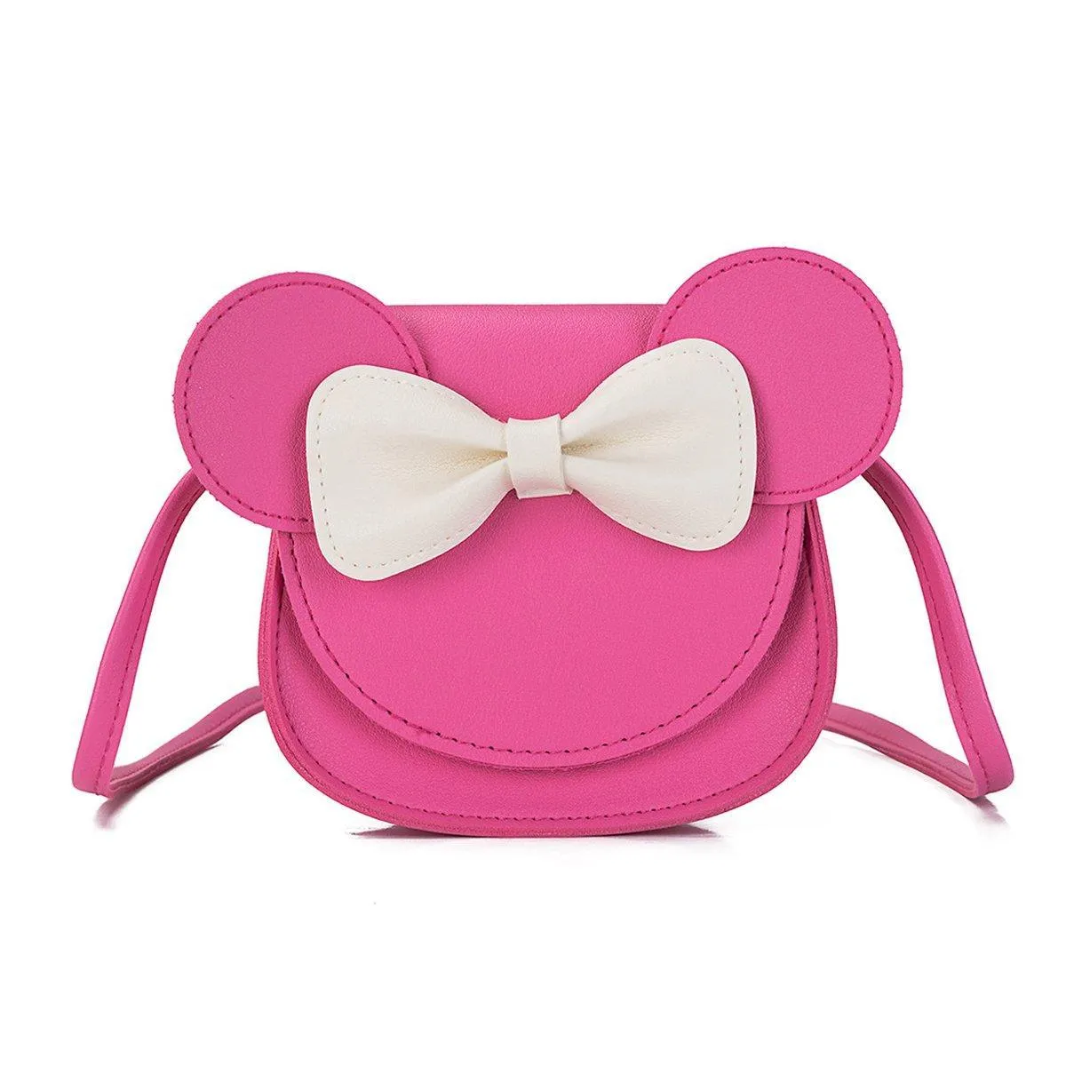 Cute Bowknot Crossbody Bag Fashionable Girls Shoulder Bag Slanting Mini Handbag