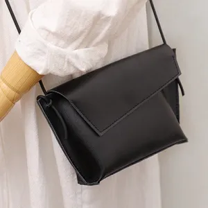 Cute LEATHER Small Side Bag Brown Handmade WOMEN Crossbody BAG Phone Purse FOR WOMEN