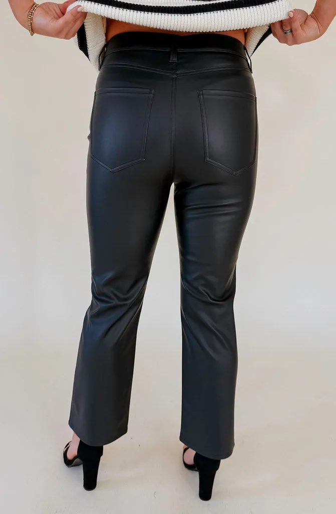 DAZE SHY GIRL IN CINEMATIC FAUX LEATHER PANT