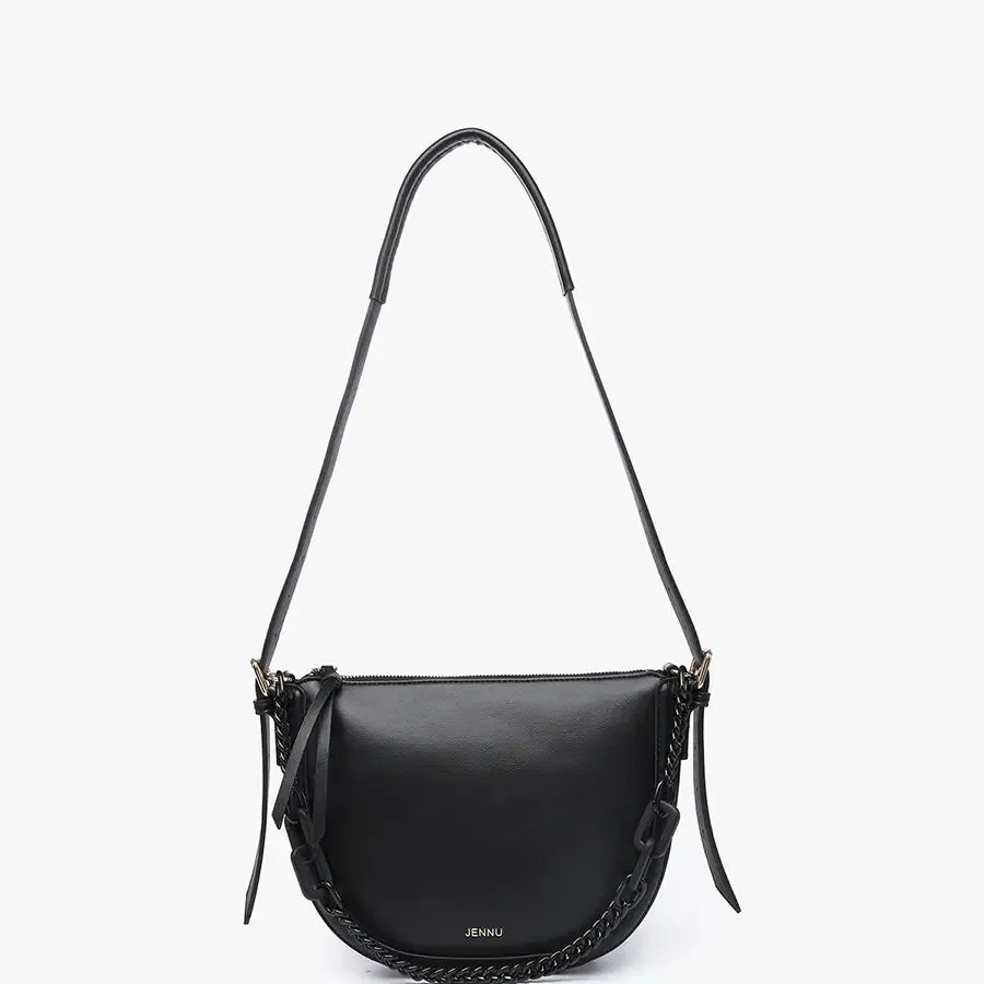 Delhi Chain Saddle Bag Black