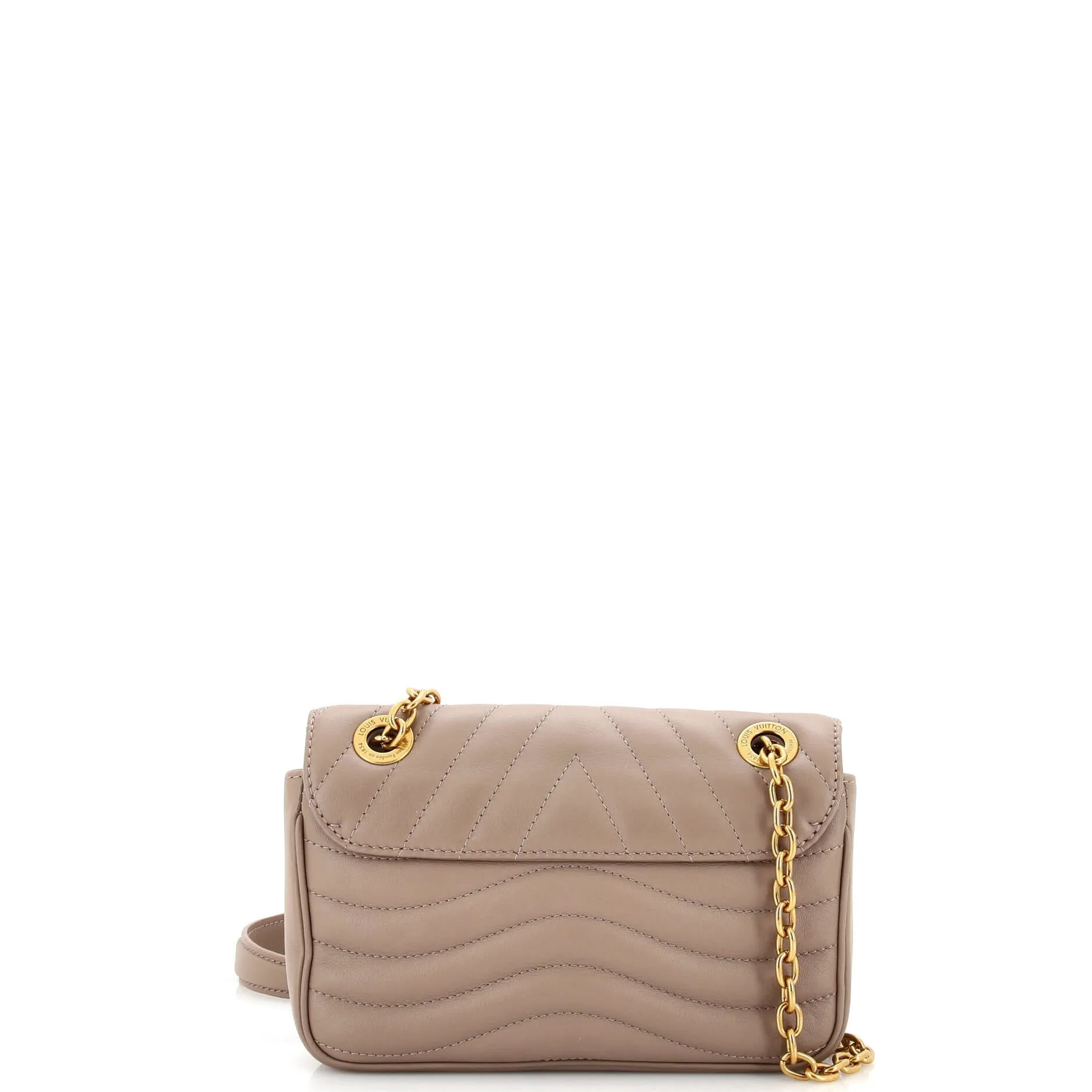 Designer New Wave Chain Bag NM Quilted Leather PM