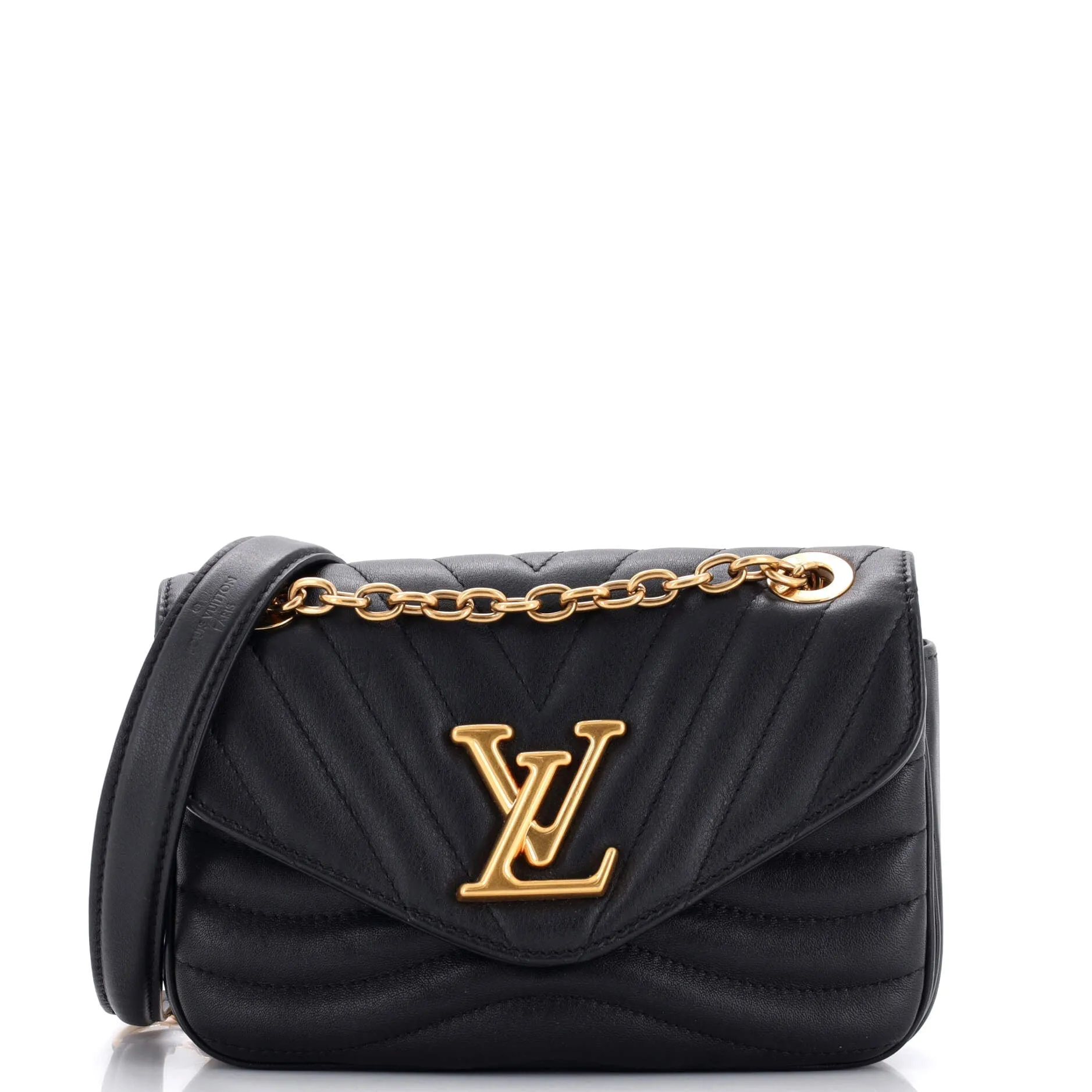 Designer New Wave Chain Bag NM Quilted Leather PM