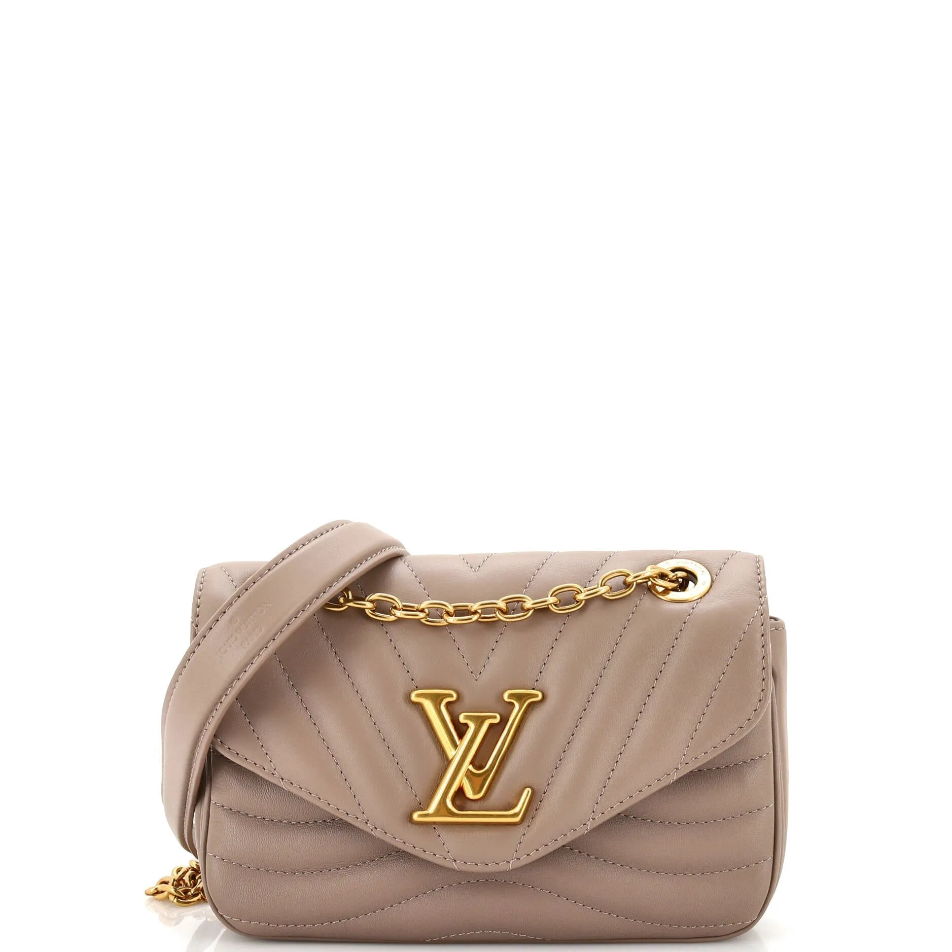 Designer New Wave Chain Bag NM Quilted Leather PM
