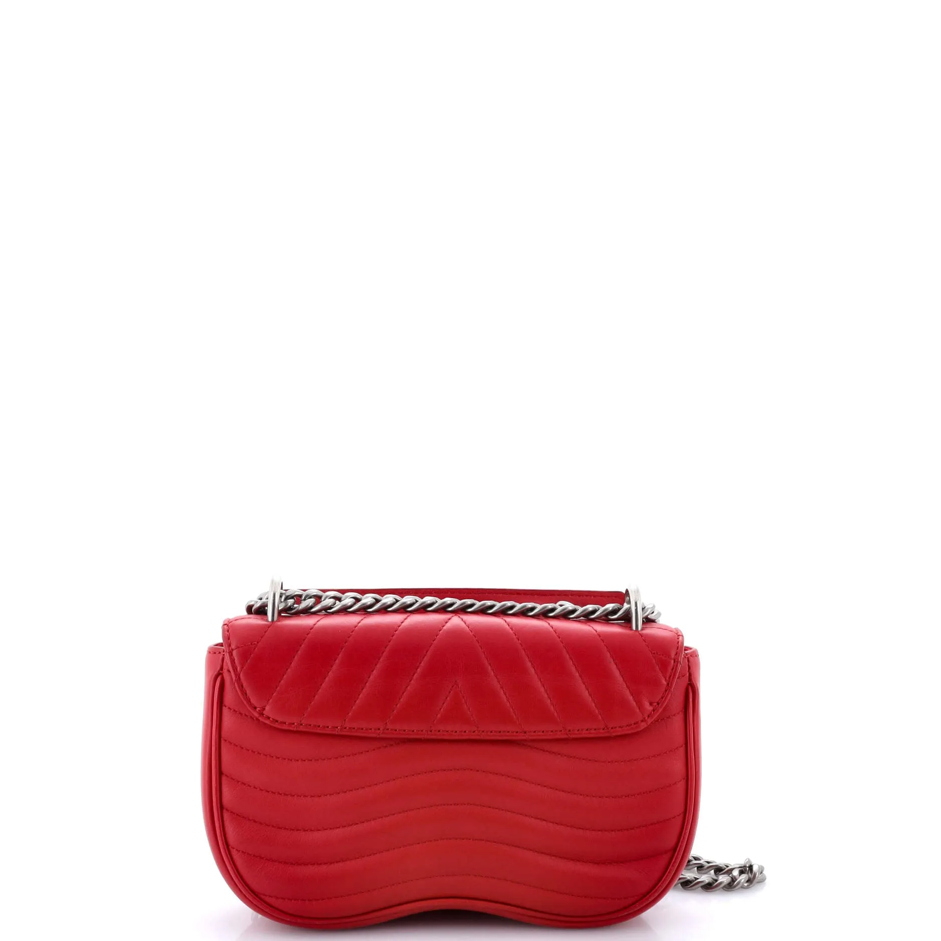 Designer New Wave Chain Bag Quilted Leather PM