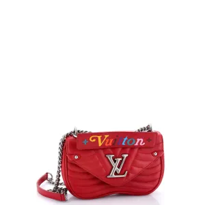 Designer New Wave Chain Bag Quilted Leather PM